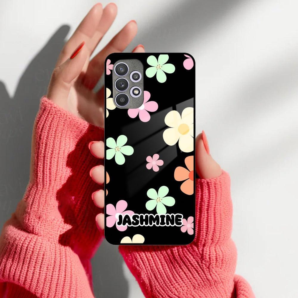 Colorfull Daisy Floral Glass Case Cover For Samsung - ShopOnCliQ