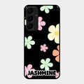 Colorfull Daisy Floral Glass Case Cover For Samsung Galaxy A35 5G