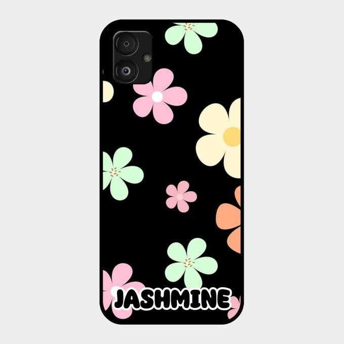Colorfull Daisy Floral Glass Case Cover For Samsung Galaxy F14 5G