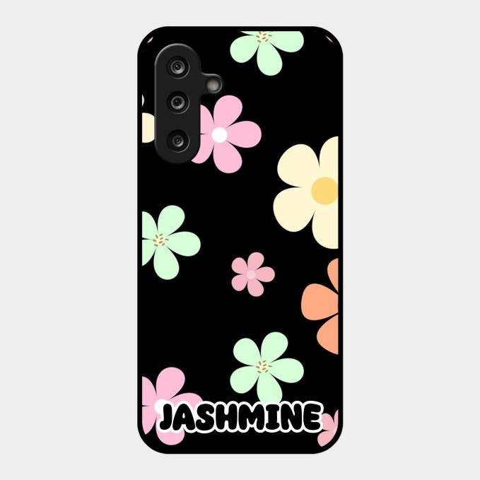 Colorfull Daisy Floral Glass Case Cover For Samsung Galaxy F36 5G