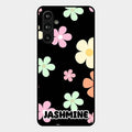 Colorfull Daisy Floral Glass Case Cover For Samsung Galaxy F54 5G