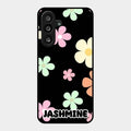 Colorfull Daisy Floral Glass Case Cover For Samsung Galaxy F55 5G
