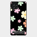 Colorfull Daisy Floral Glass Case Cover For Samsung Galaxy M53 5G