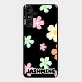 Colorfull Daisy Floral Glass Case Cover For Samsung Galaxy M55 5G