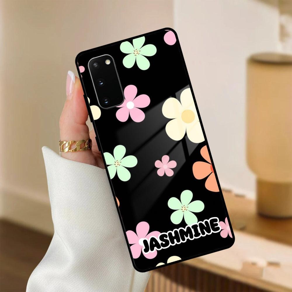 Colorfull Daisy Floral Glass Case Cover For Samsung - ShopOnCliQ
