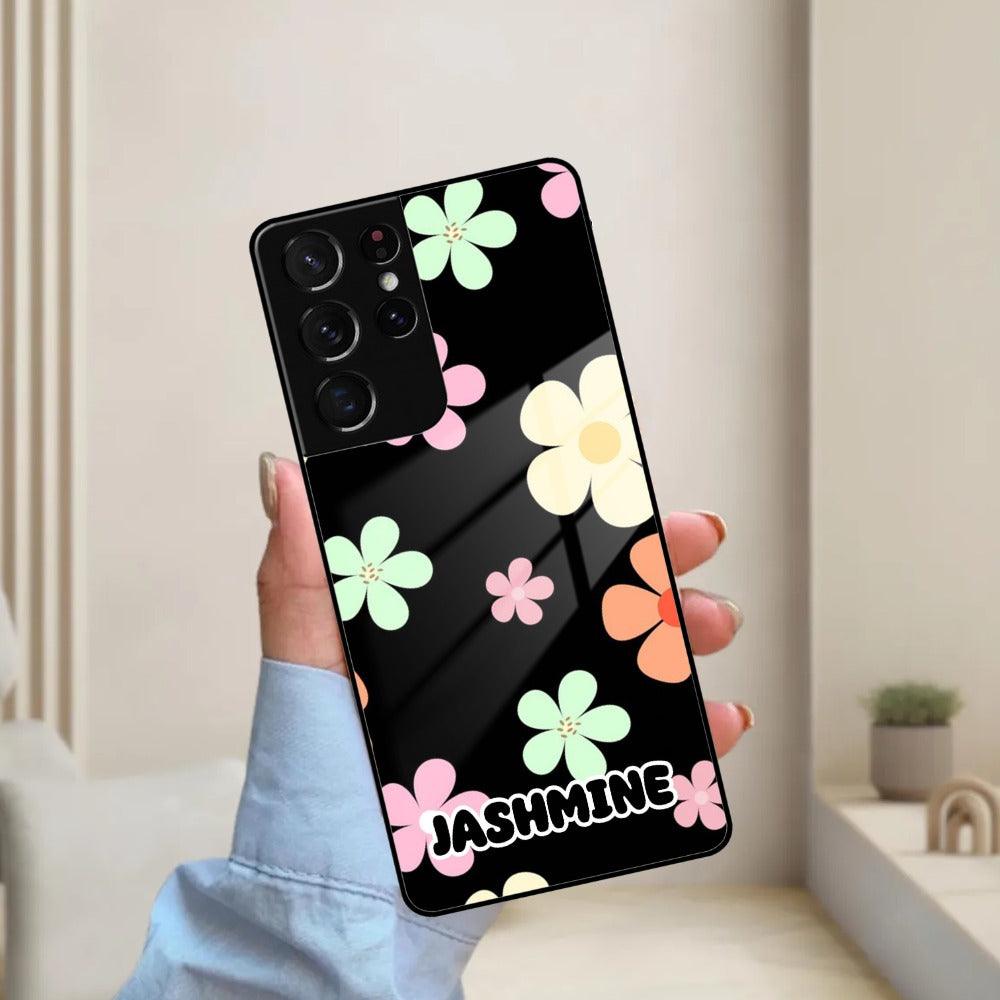 Colorfull Daisy Floral Glass Case Cover For Samsung - ShopOnCliQ