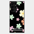 Colorfull Daisy Floral Glass Case Cover For Samsung Galaxy S22 Ultra 5G