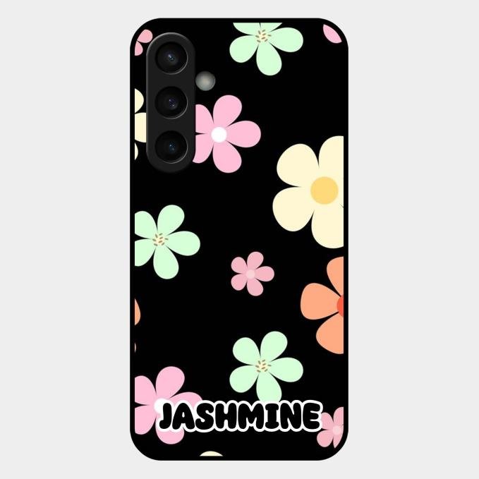 Colorfull Daisy Floral Glass Case Cover For Samsung Galaxy S23 Fe 5G