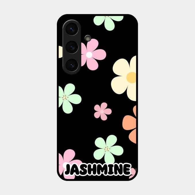 Colorfull Daisy Floral Glass Case Cover For Samsung Galaxy S24 5G
