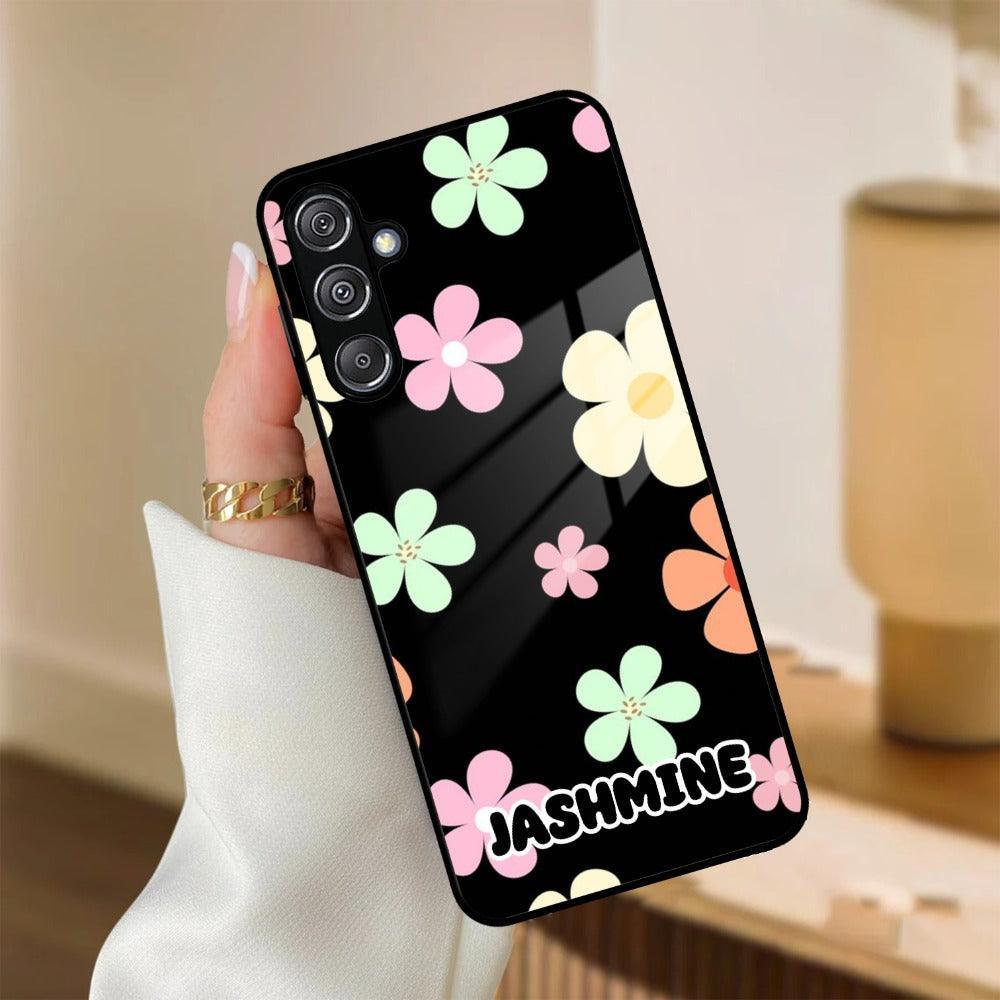 Colorfull Daisy Floral Glass Case Cover For Samsung - ShopOnCliQ
