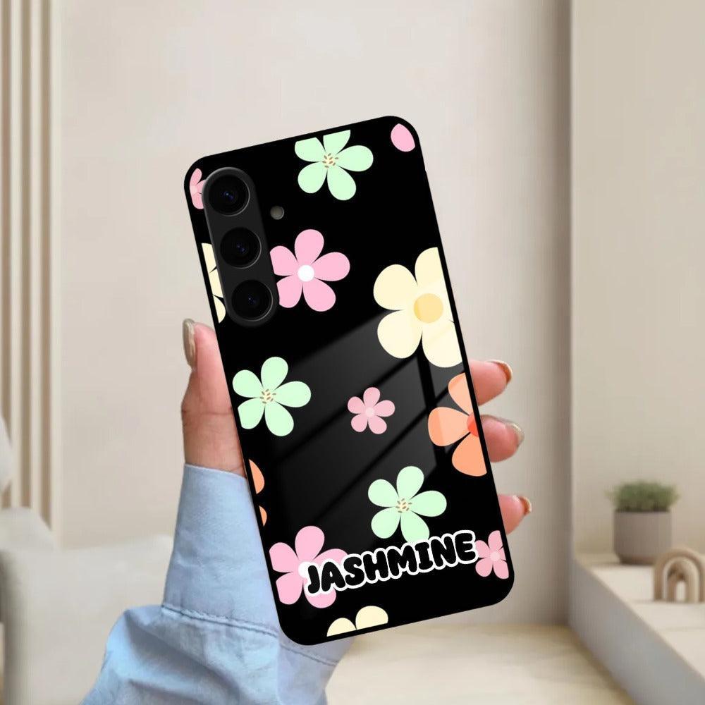 Colorfull Daisy Floral Glass Case Cover For Samsung - ShopOnCliQ