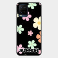Colorfull Daisy Floral Glass Case Cover For Vivo T1X