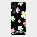 Colorfull Daisy Floral Glass Case Cover For Vivo T4 Lite 5G