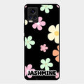Colorfull Daisy Floral Glass Case Cover For Vivo V20 2021