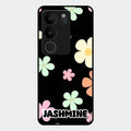 Colorfull Daisy Floral Glass Case Cover For Vivo V29 5G