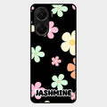 Colorfull Daisy Floral Glass Case Cover For Vivo V29E 5G