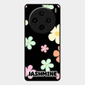 Colorfull Daisy Floral Glass Case Cover For Vivo X100 5G