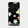 Colorfull Daisy Floral Glass Case Cover For Vivo X200 Pro 5G