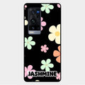 Colorfull Daisy Floral Glass Case Cover For Vivo X60 Pro Plus 5G