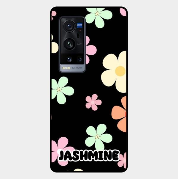 Colorfull Daisy Floral Glass Case Cover For Vivo X60 Pro Plus 5G