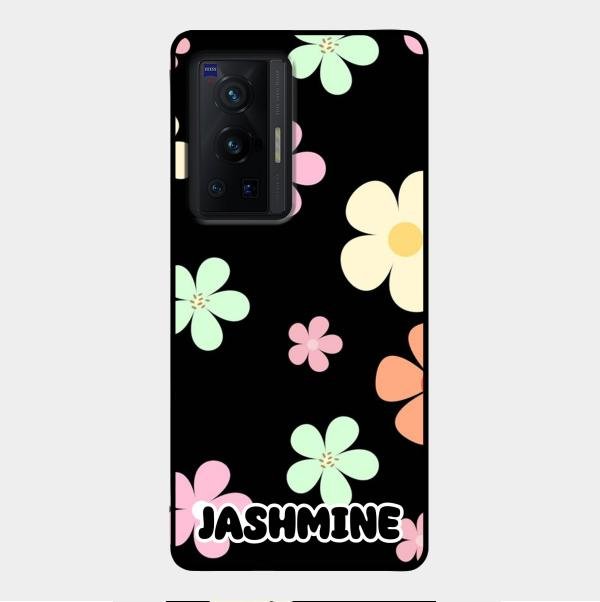 Colorfull Daisy Floral Glass Case Cover For Vivo X70 Pro 5G