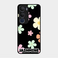 Colorfull Daisy Floral Glass Case Cover For Vivo Y29 5G