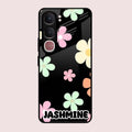 Colorfull Daisy Floral Glass Case Cover For Vivo Y31 5G