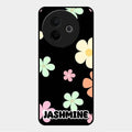 Colorfull Daisy Floral Glass Case Cover For Vivo Y39 5G