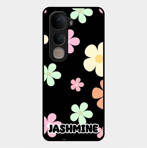 Colorfull Daisy Floral Glass Case Cover For Vivo Y400 5G