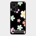 Colorfull Daisy Floral Glass Case Cover For Vivo Y56 5G