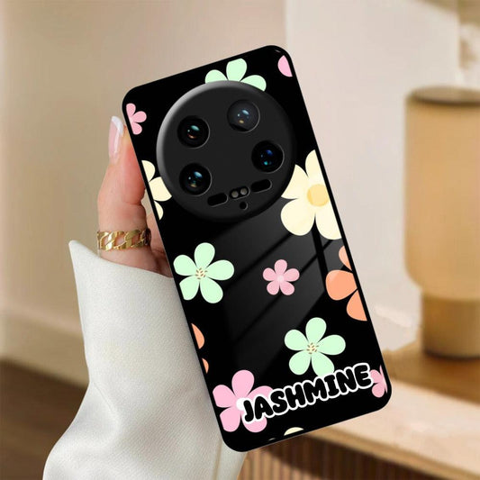 Colorfull  Daisy Floral Glass Case Cover For Xiaomi - ShopOnCliQ