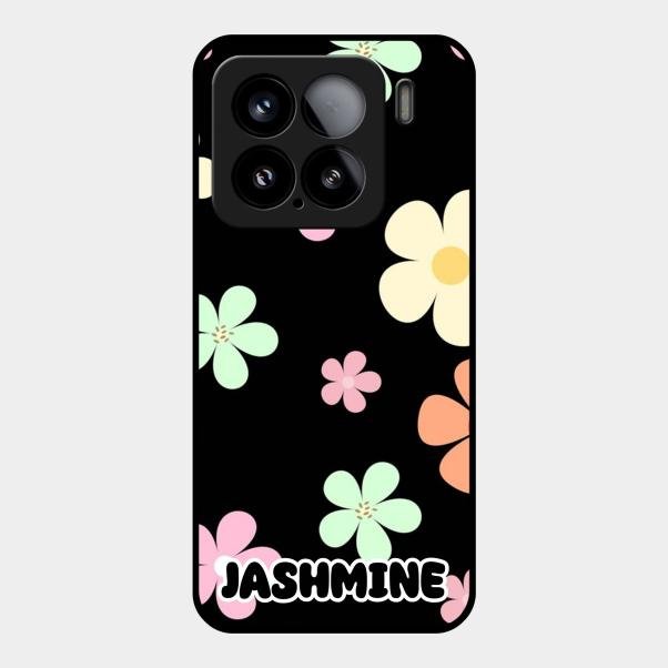 Colorfull Daisy Floral Glass Case Cover For Xiaomi 15 5G
