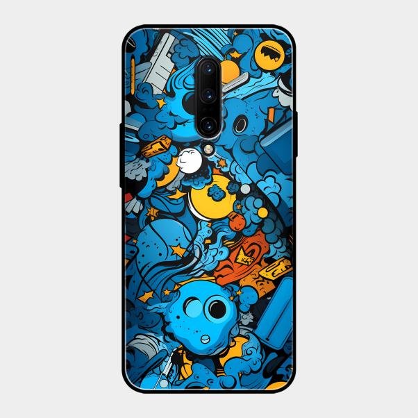 Cosmic Doodle Blast Metal Case Cover For Oneplus - ShopOnCliQ