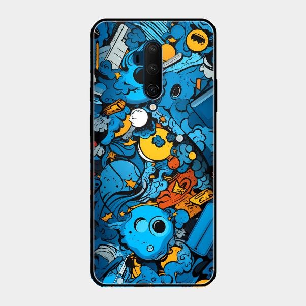 Cosmic Doodle Blast Metal Case Cover For Oneplus - ShopOnCliQ