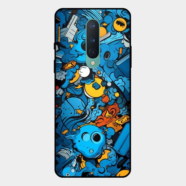 Cosmic Doodle Blast Metal Case Cover For Oneplus - ShopOnCliQ