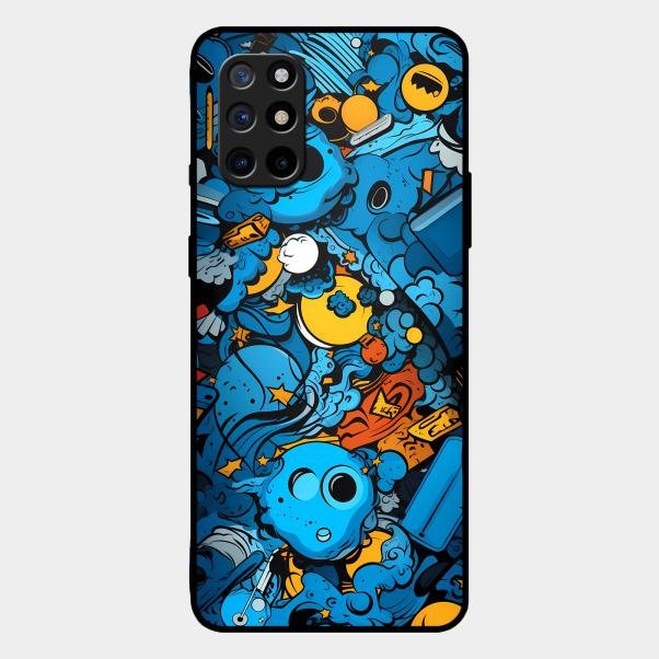 Cosmic Doodle Blast Metal Case Cover For Oneplus - ShopOnCliQ