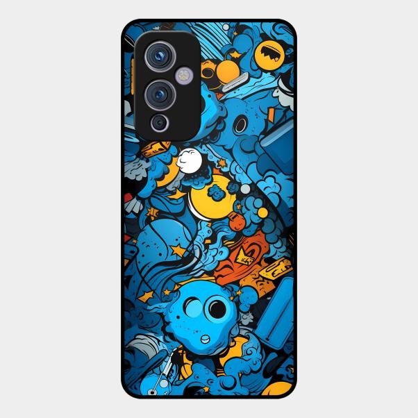 Cosmic Doodle Blast Metal Case Cover For Oneplus - ShopOnCliQ