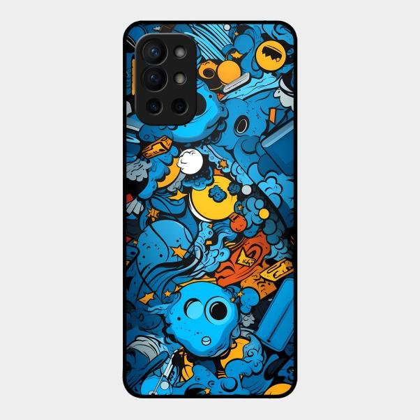 Cosmic Doodle Blast Metal Case Cover For Oneplus - ShopOnCliQ