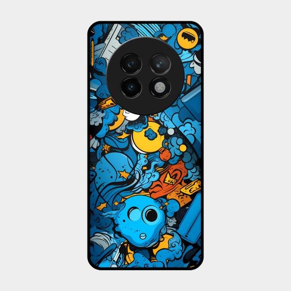 Cosmic Doodle Blast Metal Case Cover For Realme - ShopOnCliQ