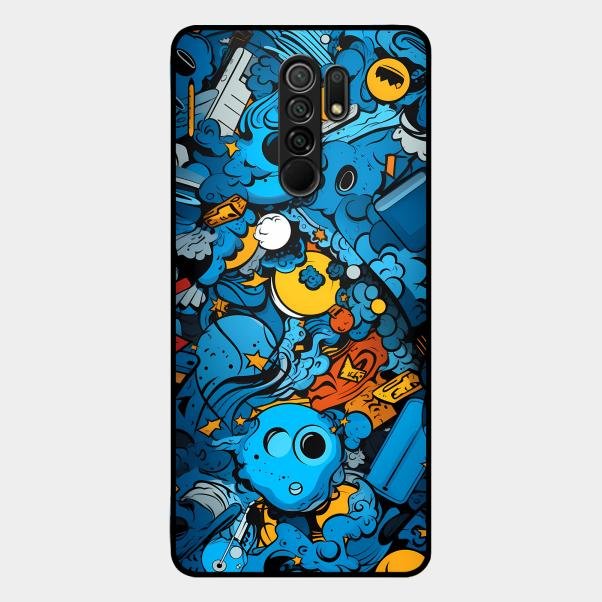 Cosmic Doodle Blast Metal Case Cover For Redmi - ShopOnCliQ