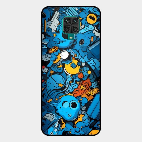 Cosmic Doodle Blast Metal Case Cover For Redmi - ShopOnCliQ