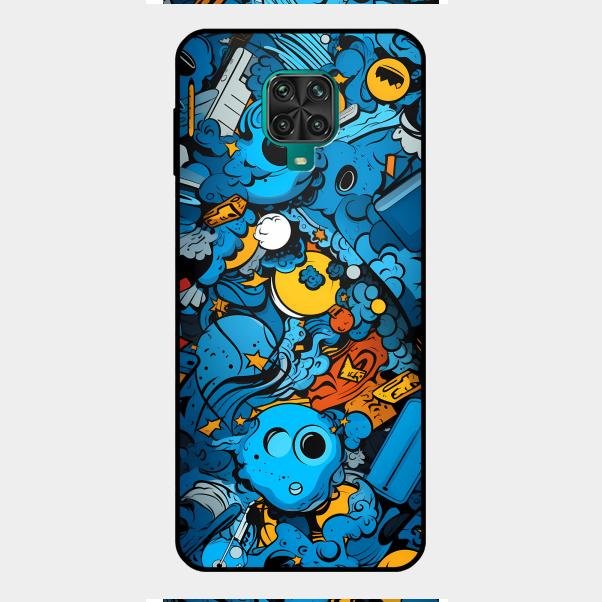 Cosmic Doodle Blast Metal Case Cover For Redmi - ShopOnCliQ