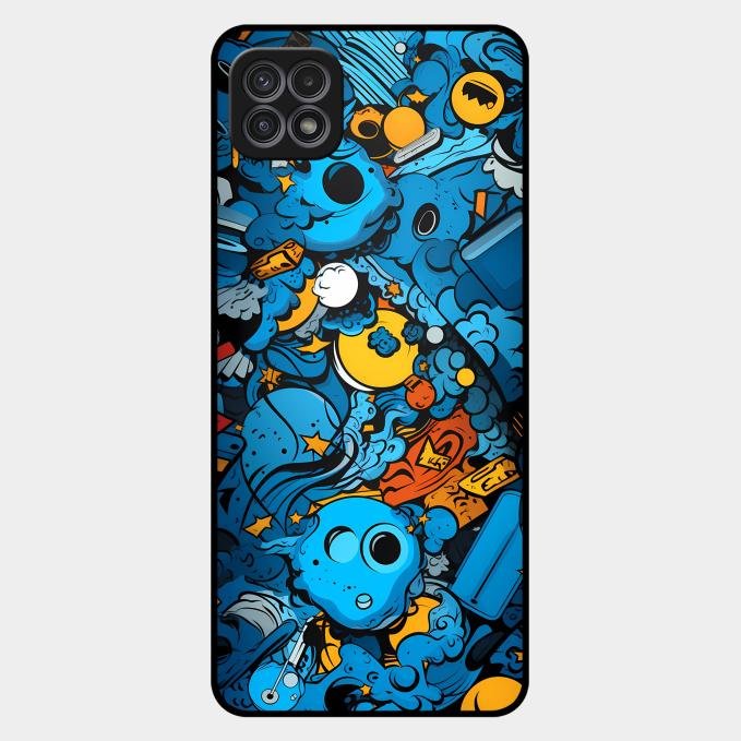 Cosmic Doodle Blast Metal Case Cover For Samsung - ShopOnCliQ