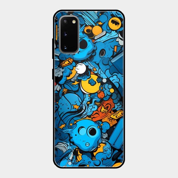 Cosmic Doodle Blast Metal Case Cover For Samsung - ShopOnCliQ