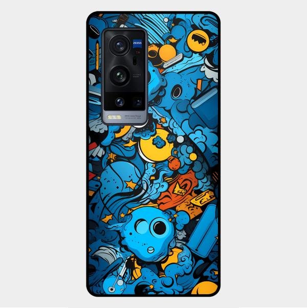 Cosmic Doodle Blast Metal Case Cover For Vivo - ShopOnCliQ