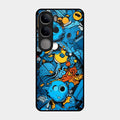 Cosmic Doodle Blast Metal Case Cover For Vivo - ShopOnCliQ