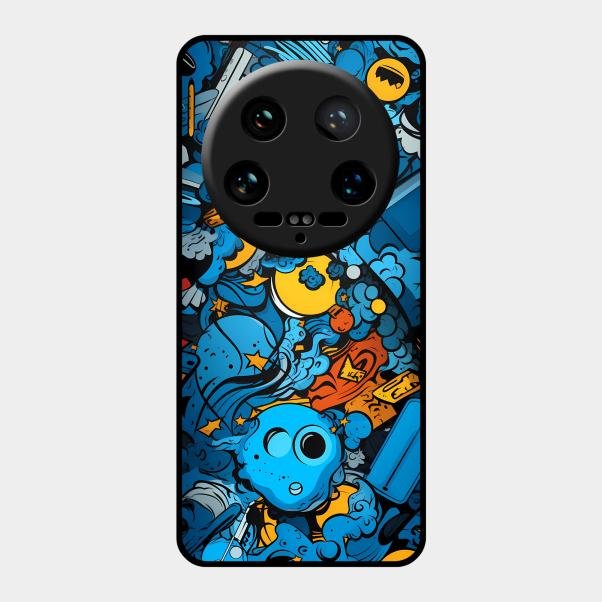 Cosmic Doodle Blast Metal Case Cover For Redmi - ShopOnCliQ