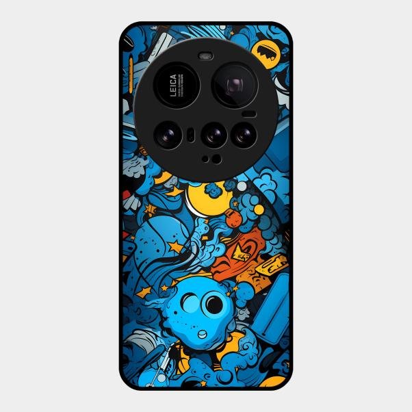 Cosmic Doodle Blast Metal Case Cover For Redmi - ShopOnCliQ
