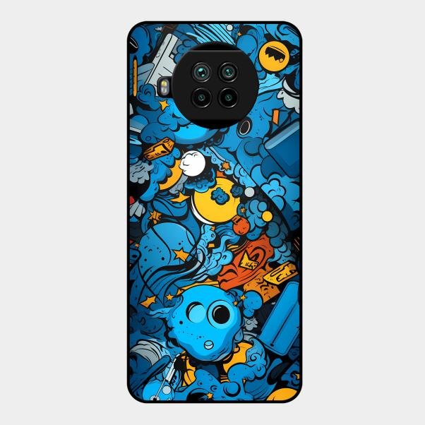 Cosmic Doodle Blast Metal Case Cover For Redmi - ShopOnCliQ