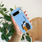 Couple Customize Transparent Silicon Case For Google Pixel 8 Pro 5G